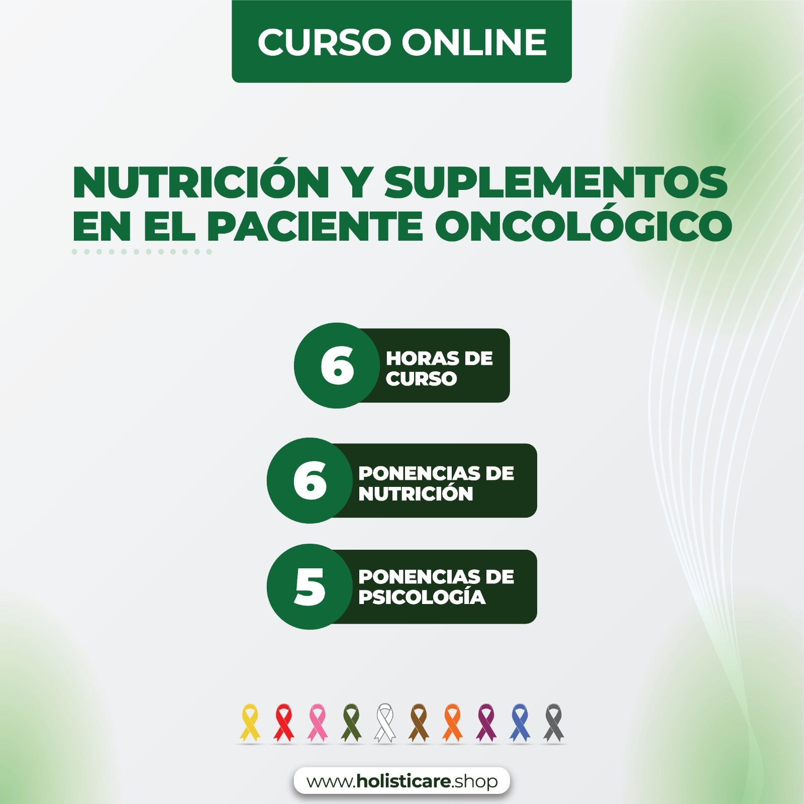 Nutrición Y Suplementos Dirigido a Pacientes Oncológicos / CURSO ONLINE