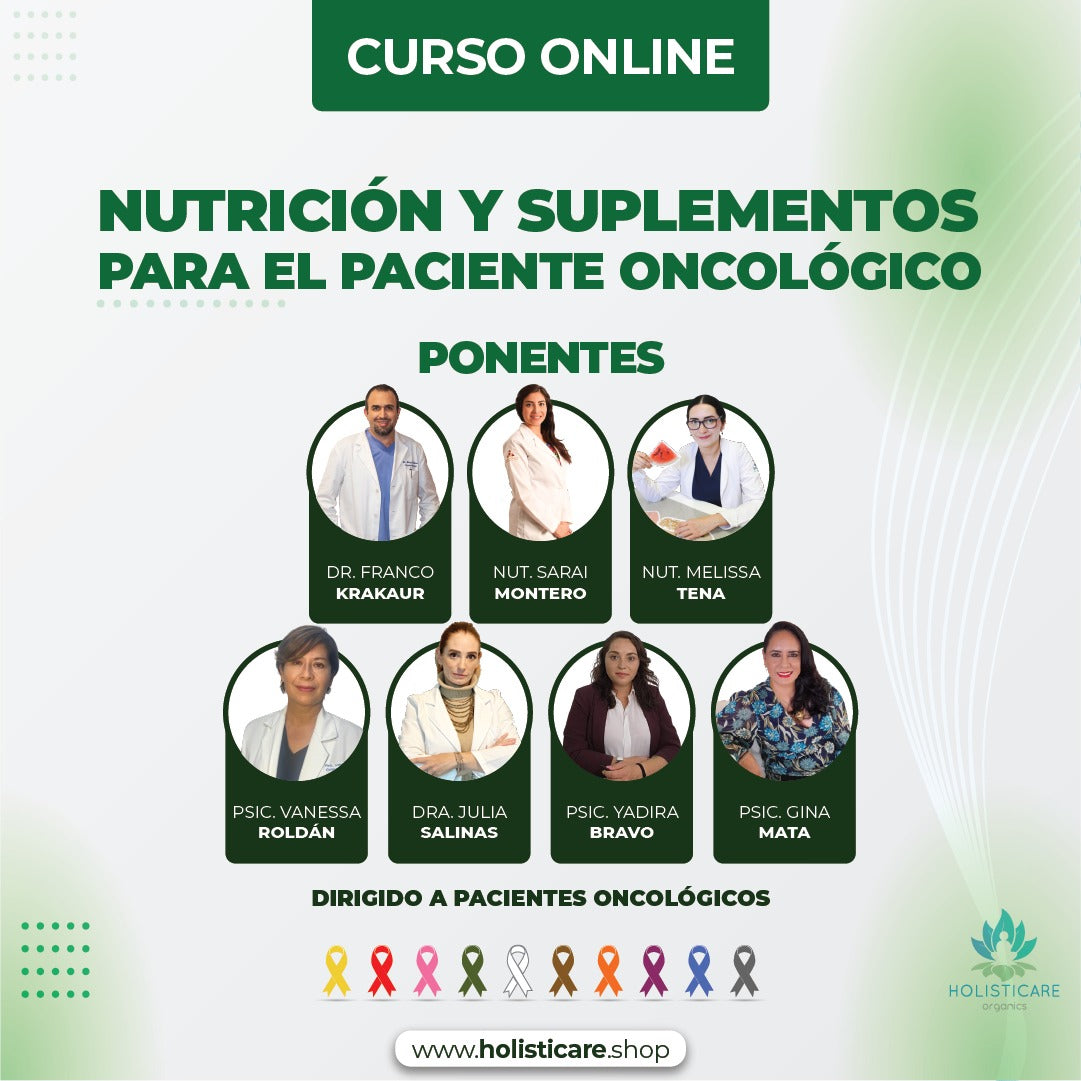 Nutrición Y Suplementos Dirigido a Pacientes Oncológicos / CURSO ONLINE