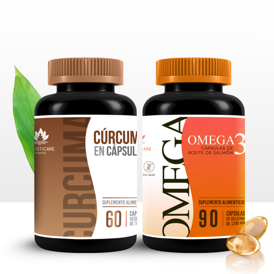 Omega 3 90 Cáps + Cúrcuma 60 Cáps ENFERMEDAD METASTÁSICA