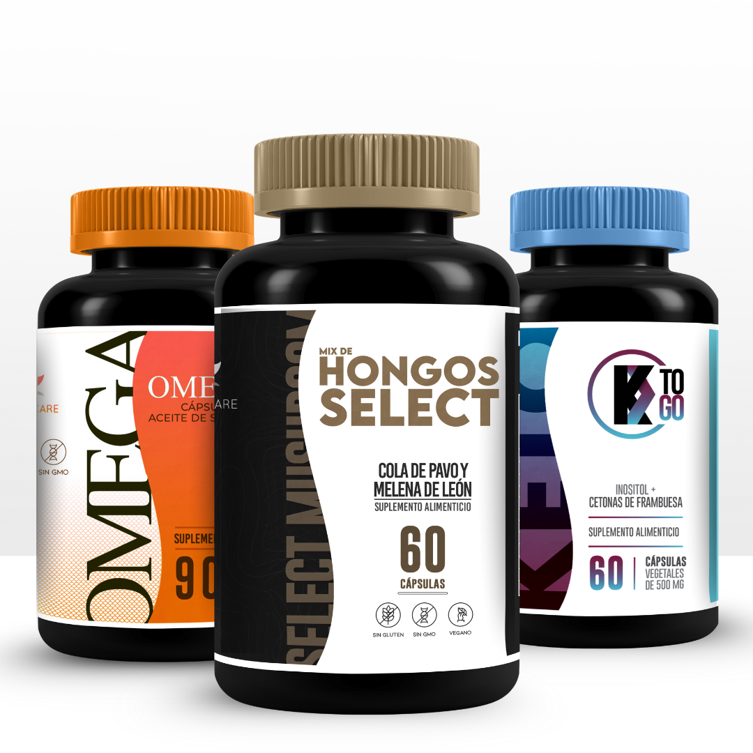 Ktogo + Hongos caps + Omega 3 - Bienestar General