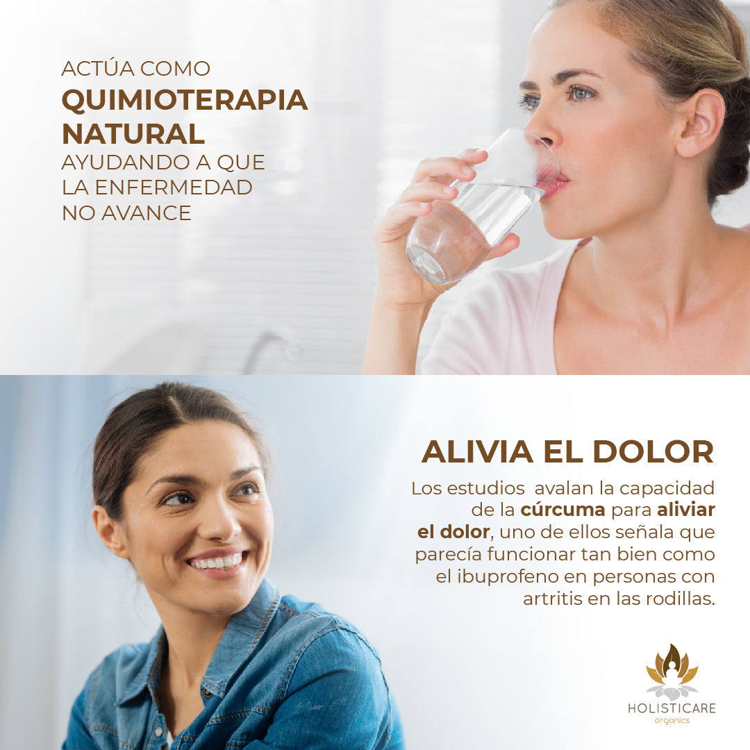 Cúrcuma -60 Cáps + Zeolita 60 Cáps ANTIOXIDANTE