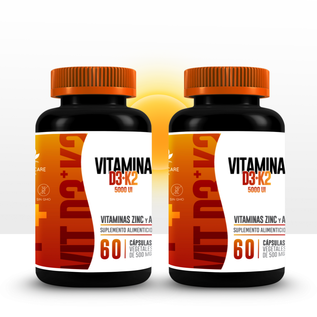 Vitamina D3 + K2 Dúo - 60 cápsulas