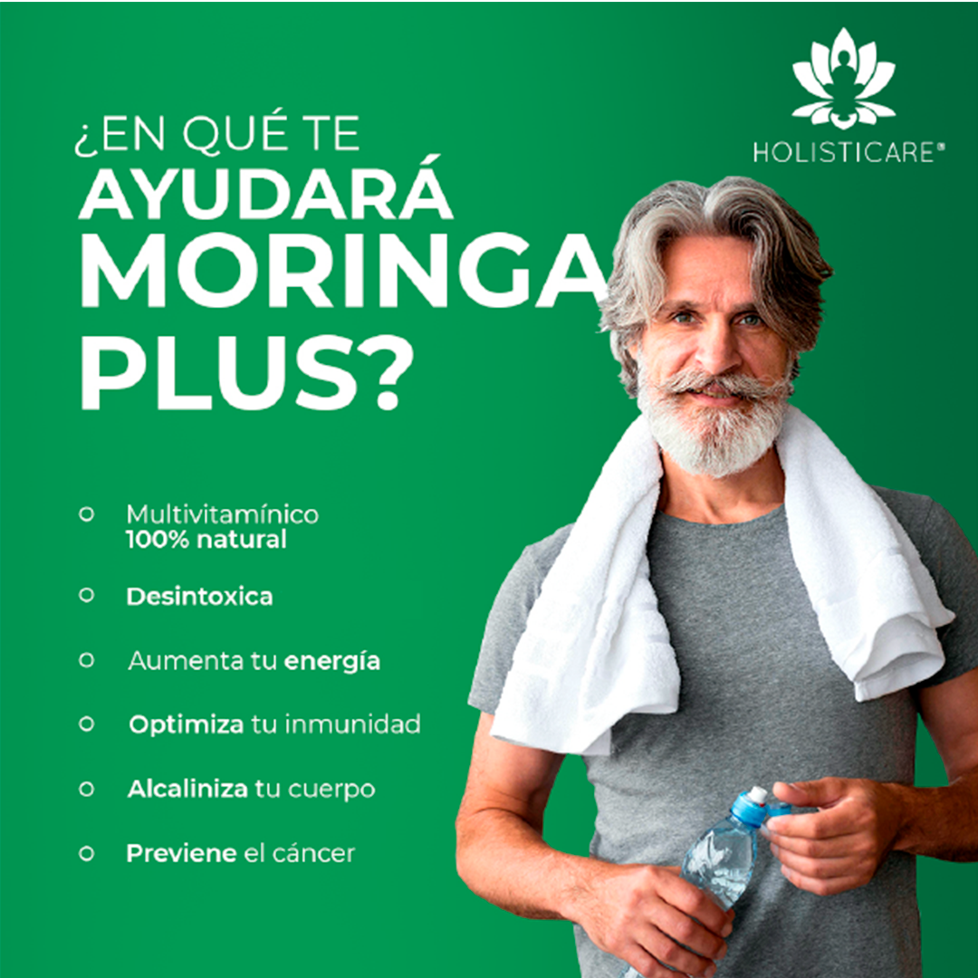 Moringa Plus 90 Caps + Vitamina D3 60 Caps DIAGNÓSTICO RECIENTE