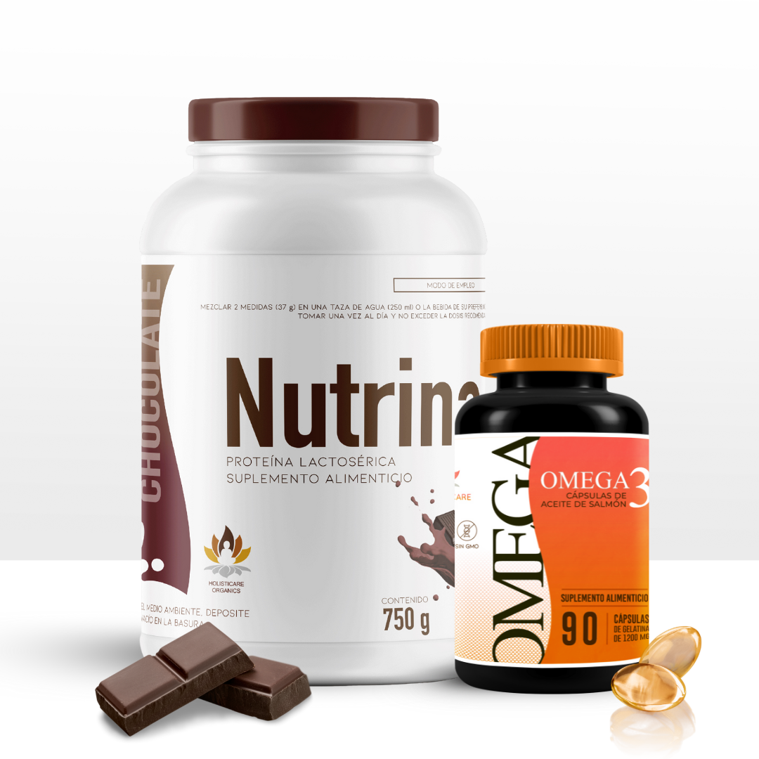 Nutrina - Proteína Lactosérica Para Pacientes Oncológicos 750gr + Omega 3 90 Caps POST OPERATORIO