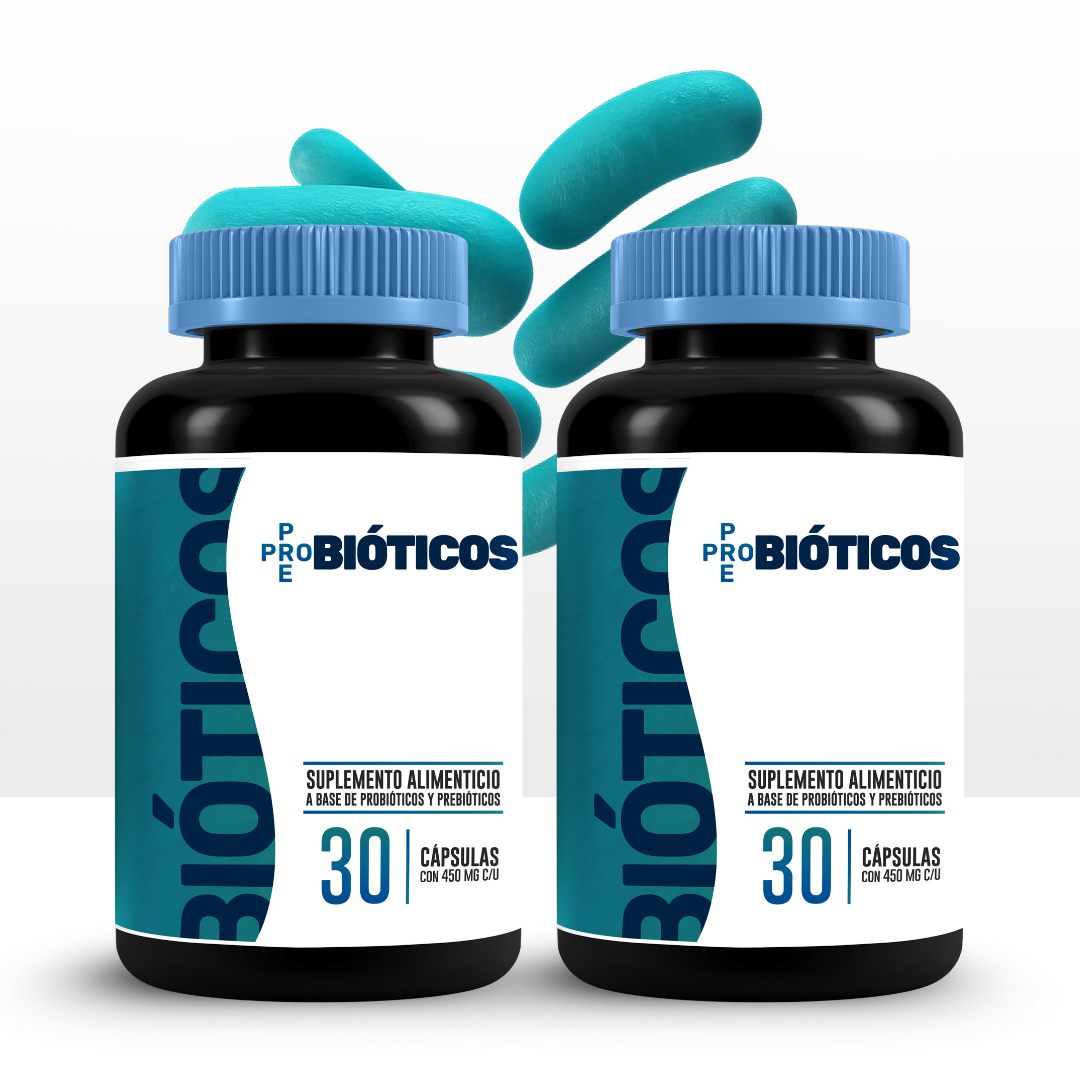 Pre-Pro Bióticos  Dúo - 30 Cápsulas
