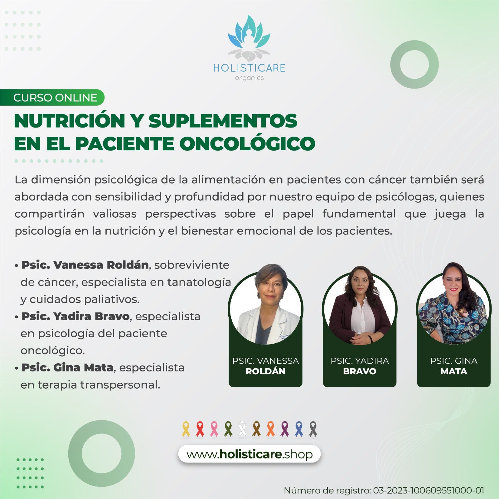 Nutrición Y Suplementos Dirigido a Pacientes Oncológicos / CURSO ONLINE