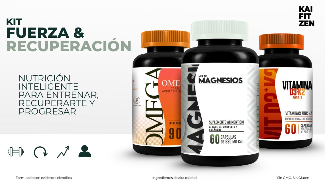KIT FUERZA & RECUPERACIÓN – KAI FIT ZEN