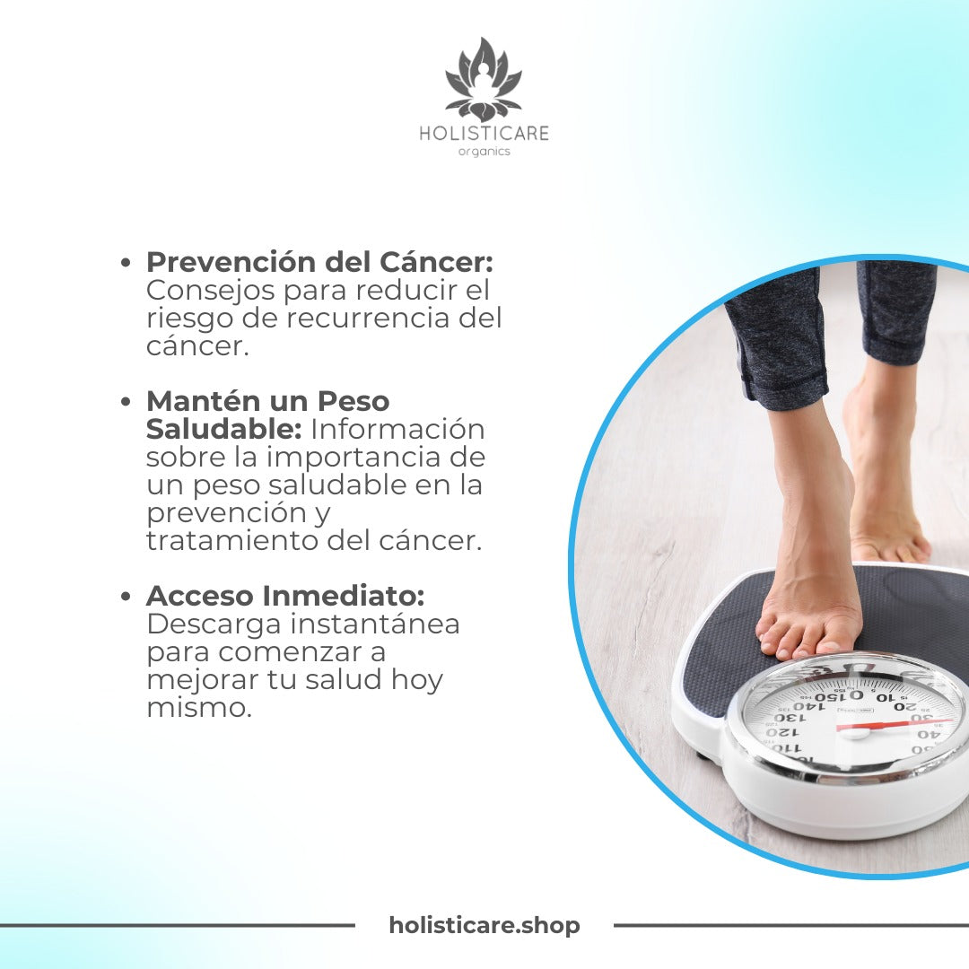 Nutrición Oncológica: Guía Esencial para Pacientes Oncológicos (EBOOK/ Libro Digital) - HOLISTICARE