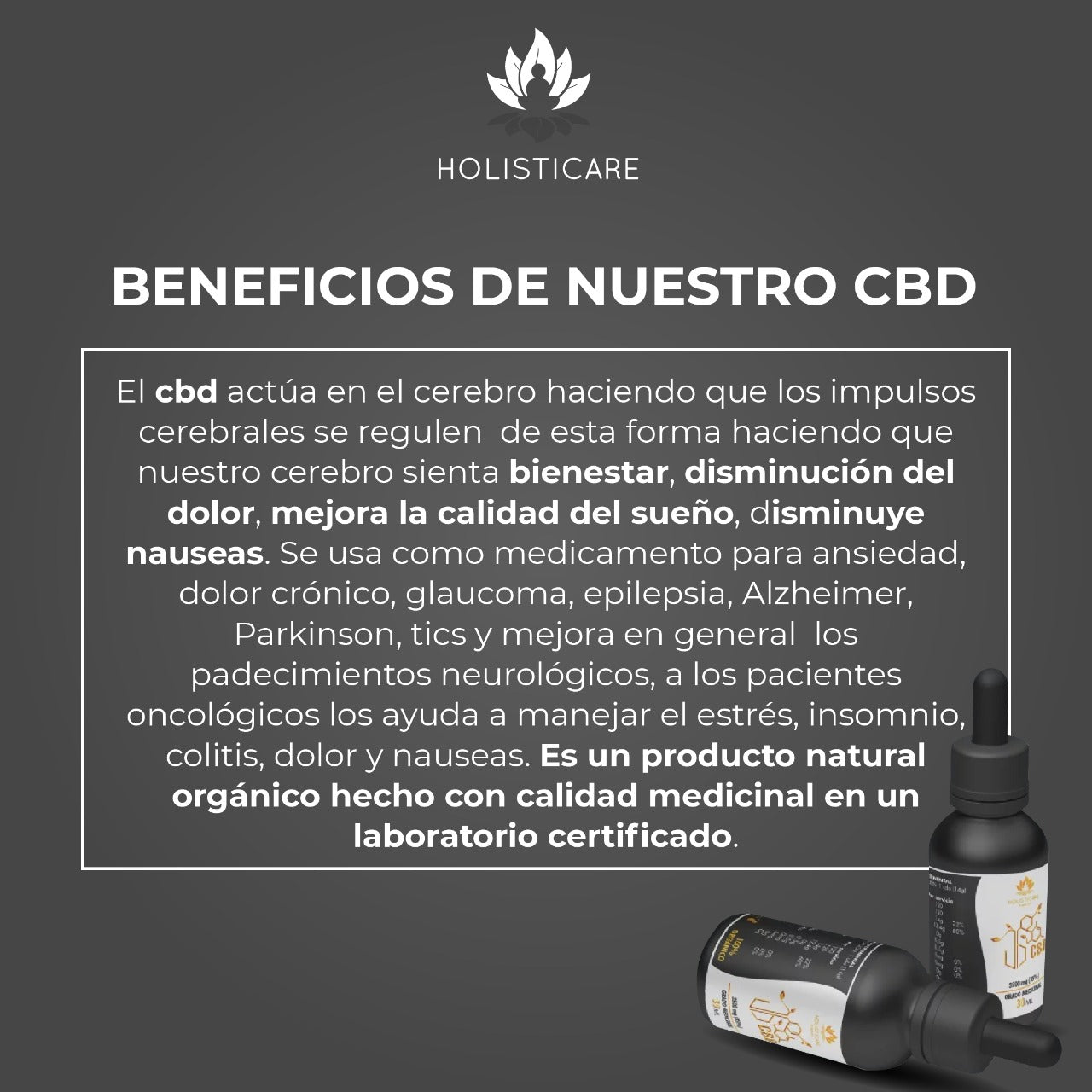 Gotas de CBD 30ml  | Amplio Espectro| Sabor MENTA